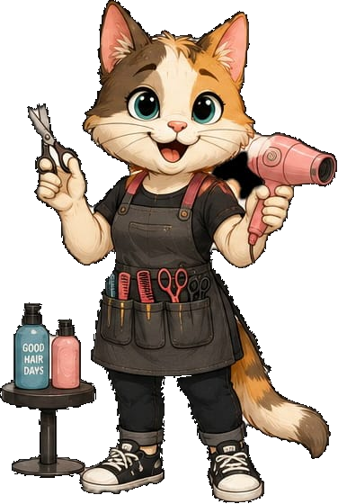 Hairdresser style character
